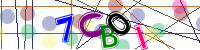 Blue Captcha Image