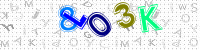 Blue Captcha Image