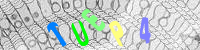 Blue Captcha Image
