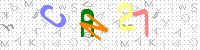 Blue Captcha Image