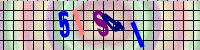 Blue Captcha Image