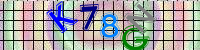 Blue Captcha Image