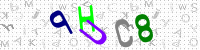 Blue Captcha Image