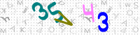 Blue Captcha Image