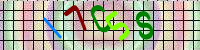 Blue Captcha Image