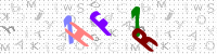 Blue Captcha Image